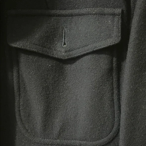 Armani Jeans Dark Blue Utility Jacket with Metallic Accents - Picture 7 of 14